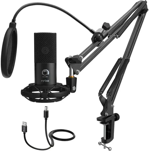 Fifine T669 studio microphone (black)