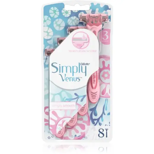 Gillette Venus Simply Disposable Razors 8 Pieces