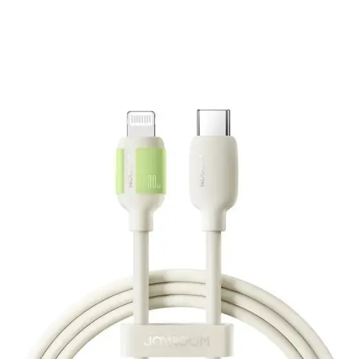 Joyroom S-A53 data transfer and charging cable | USB-C to Lightning | 30W | 2m | beige