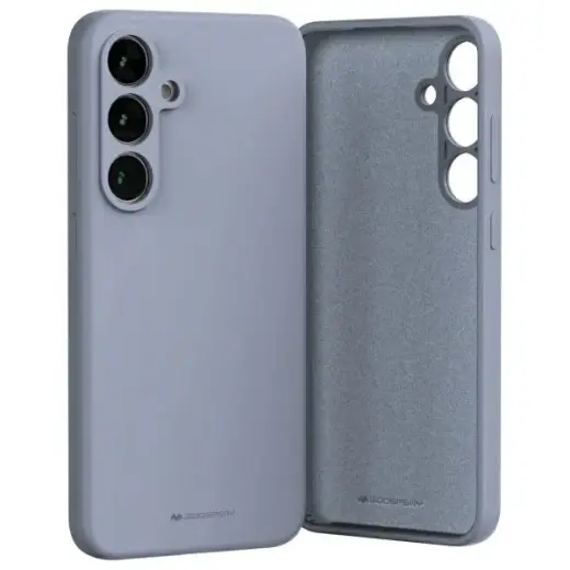 Mercury Silicone чехол для телефона Samsung Galaxy S24 FE лавандовый серый