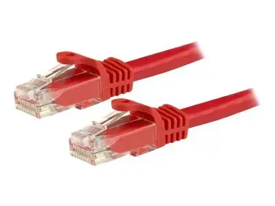 StarTech.com 5m CAT6 Ethernet Cable - Red Snagless Gigabit CAT 6 Wire - 100W PoE RJ45 UTP 650MHz Category 6 Network Patch Cord UL|TIA (N6PATC5MRD) - patch cable - 5 m - red