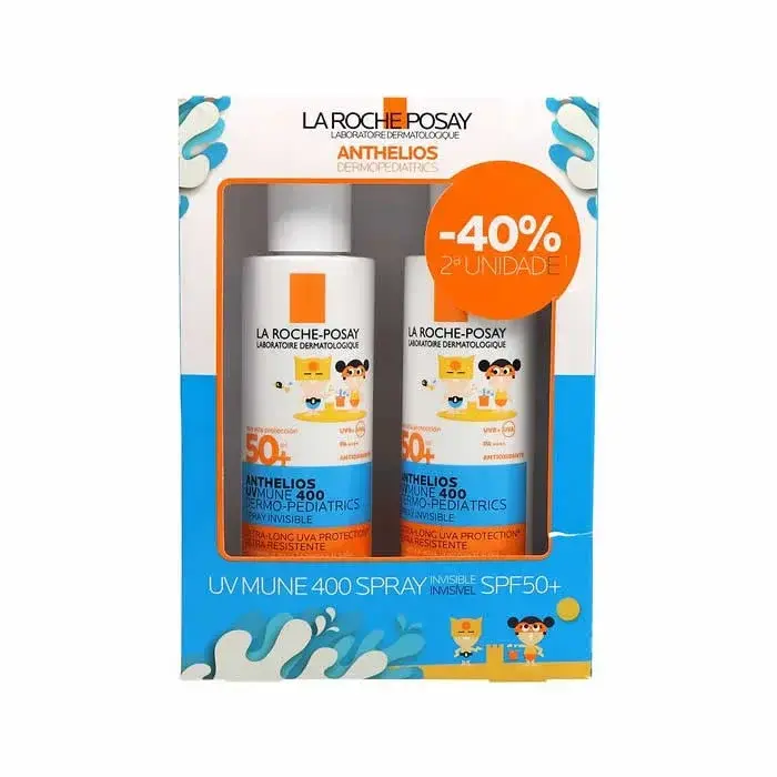La Roche Posay Anthelios Pediatrics Spray Invisible Spf50+ Duplo 200ml