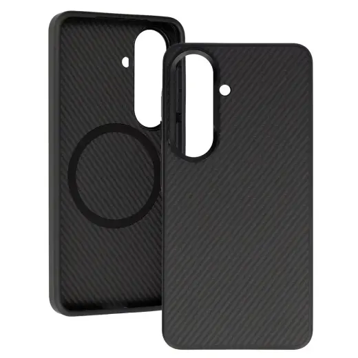 Liavec Carbon Core telefono dėklas Samsung Galaxy S26 (S942) juodas