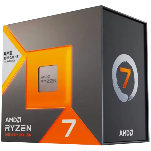 AMD CPU Desktop Ryzen 7 8C/16T 7700X3D (4.5GHz,104MB,120W,AM5) box
