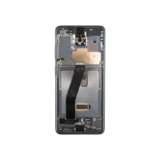 LCD display + Touch + Front Cover Unit Samsung G980/G981 Galaxy S20 Cosmic Gray No Camera (Service Pack)