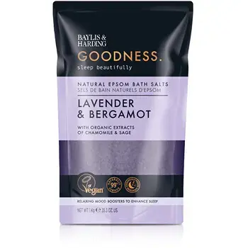 Baylis & Harding Goodness Sleep Levandule & Bergamot Bath Salts - Sůl do koupele 1000.0g