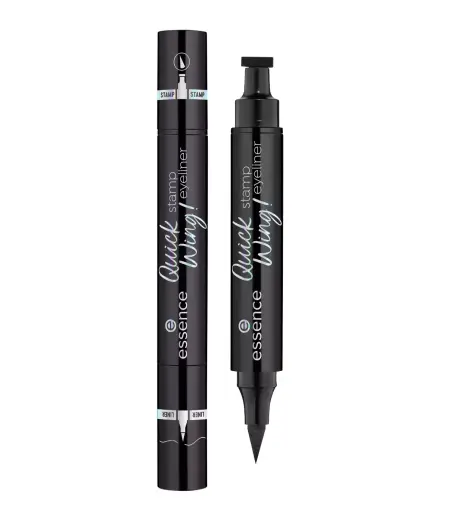 Essence, Quick Wing!, Double-sided, Matte, Liquid Eyeliner, 01, Black, 3.5 ml