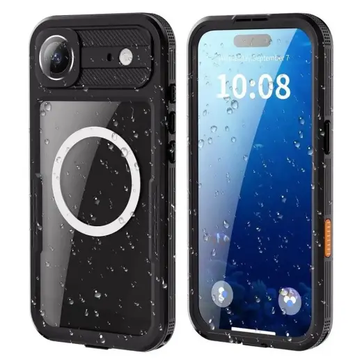 SHELLBOX DOT Waterproof чехол с поддержкой MagSafe для телефона iPhone 17 Air чёрный