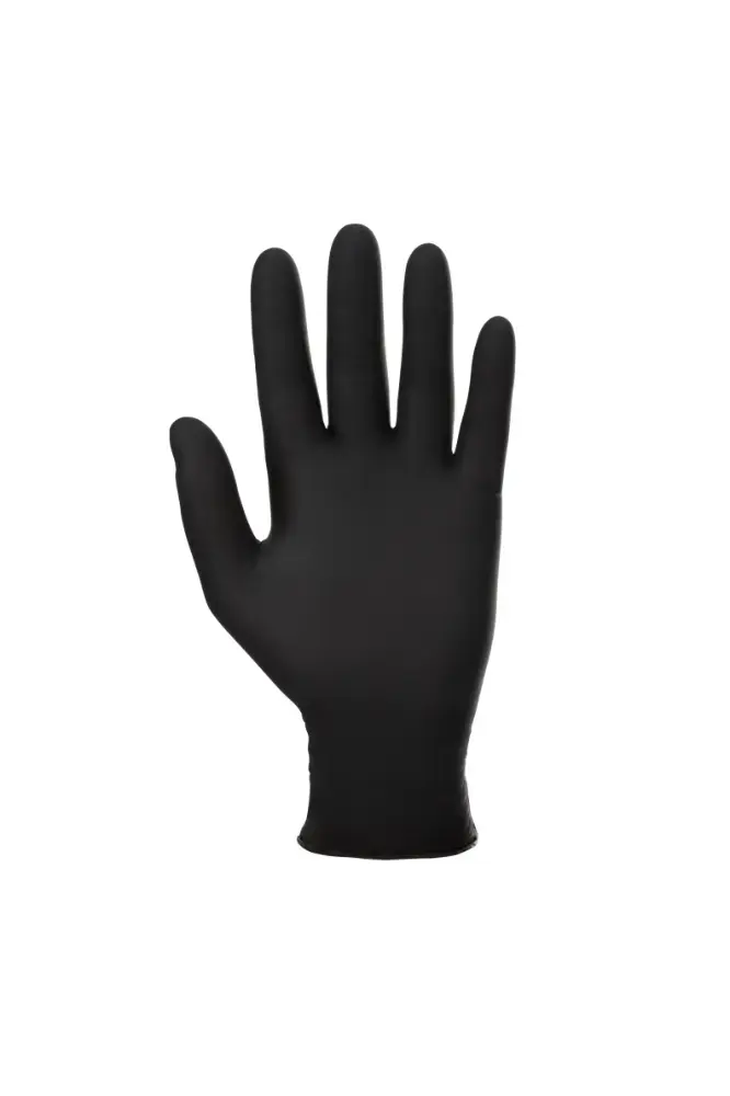Mercator Nitrile gloves Nitrylex PF, powder-free, black, size XL, 100pcs