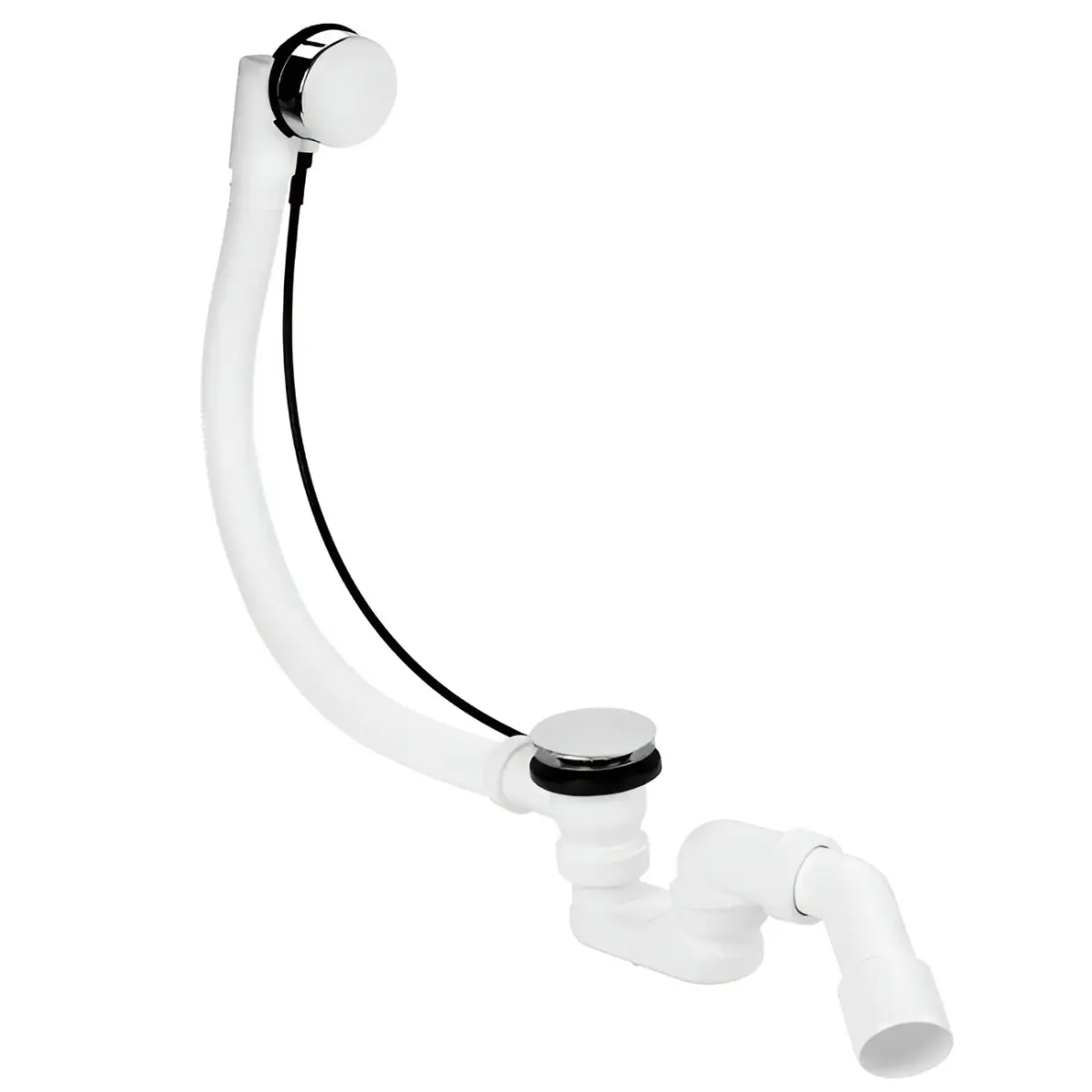 PLASTBRNO Bath siphon EVS0141 automatic, 45°, 40/50mm, L=61cm