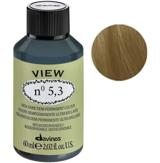 Davines, View, Demi-Permanent Hair Dye, 5.3 , 60 ml