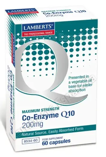 Lamberts Co Enzima Q10 200 Mg 60 Caps