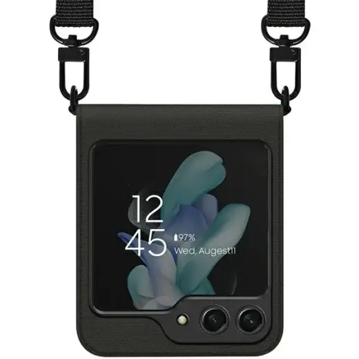 Araree Canvas raamatutüüpi telefoni ümbris Samsung Galaxy Z Flip 5 (F731) must