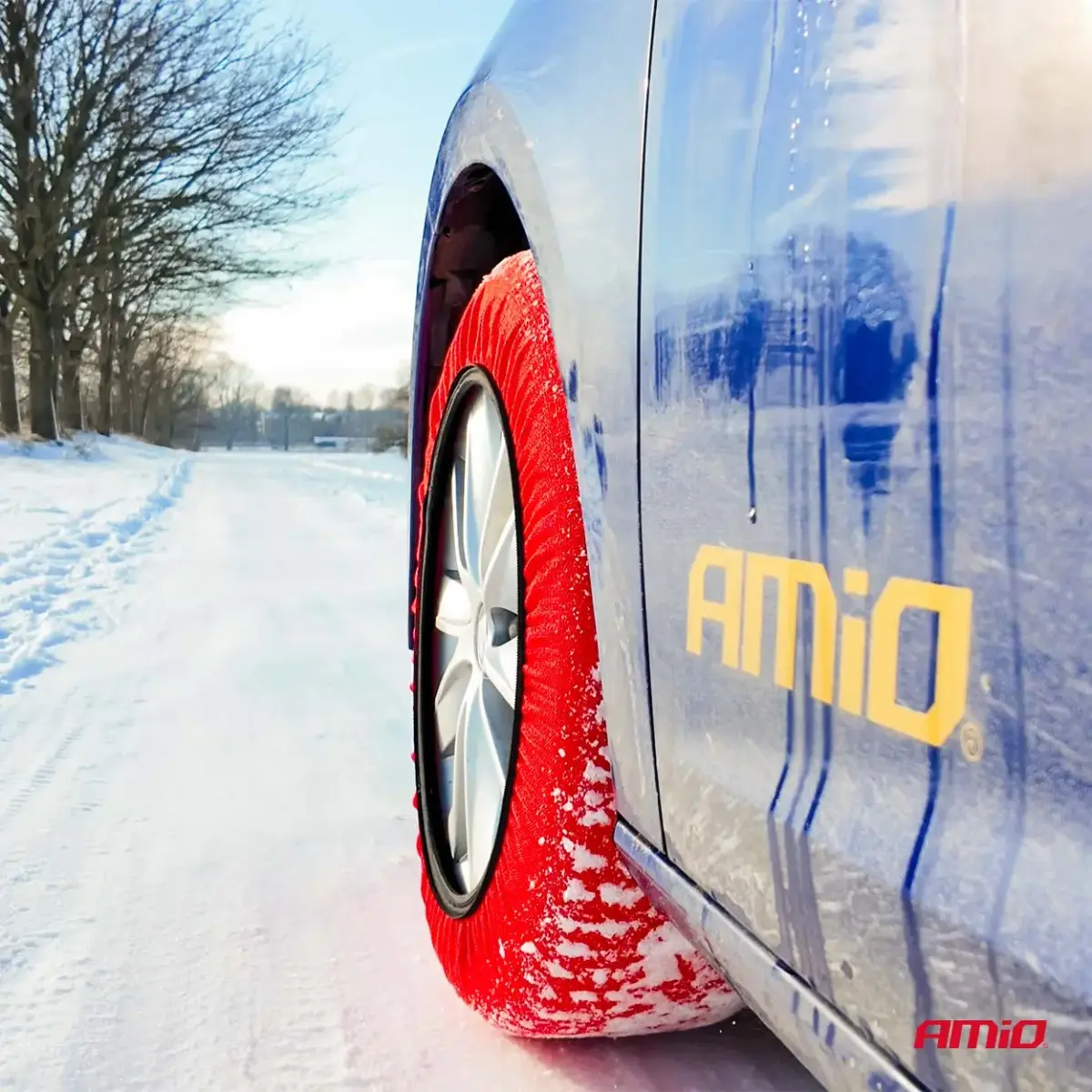 Textile snow chains XS EN16662-1 Önorm V5121 2 pcs AMIO-04079