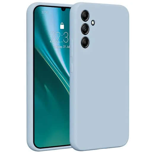 Etteri Silicone phone case for Samsung Galaxy A34 5G light blue