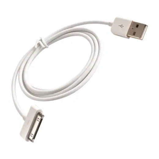 Forever Data & Charging USB Cable Apple iPhone 4 4S | iPad 2 3 (Analog MA591) White 