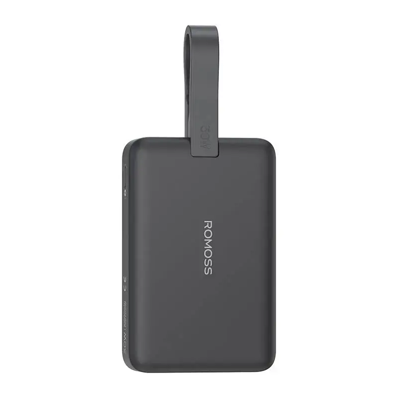 Romoss WMS10 external battery (powerbank) | 10000 mAh | 30W | Lightning, USB-C, MagSafe | black