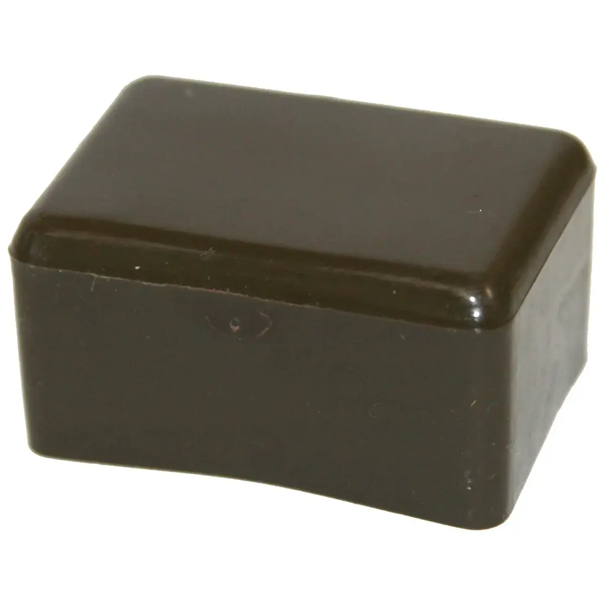 Fence post cap 40x60mm square, brown