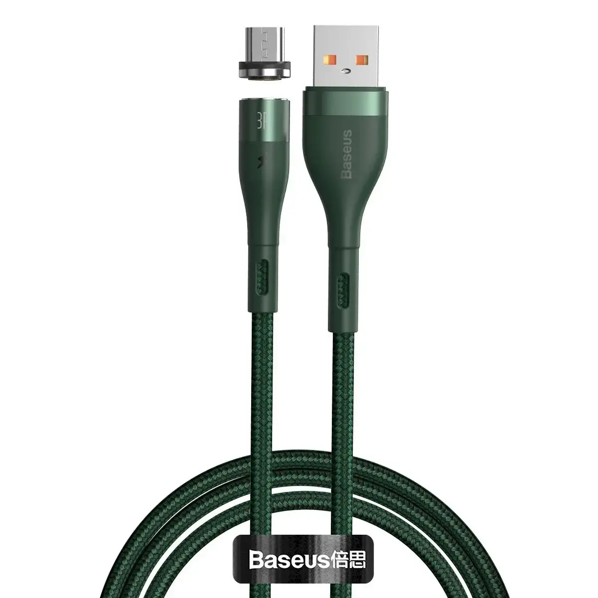 Baseus Zinc data transfer and charging cable | USB-A to Micro USB | 10W | 1m | green