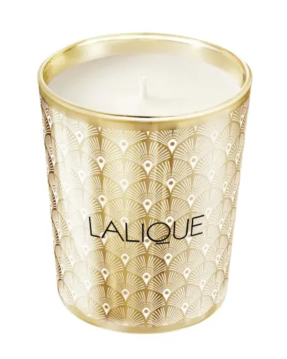 Lalique, Noir Premier - Plume Blanche 1901, Floral Woody Musk, Scented Candle, 190 g