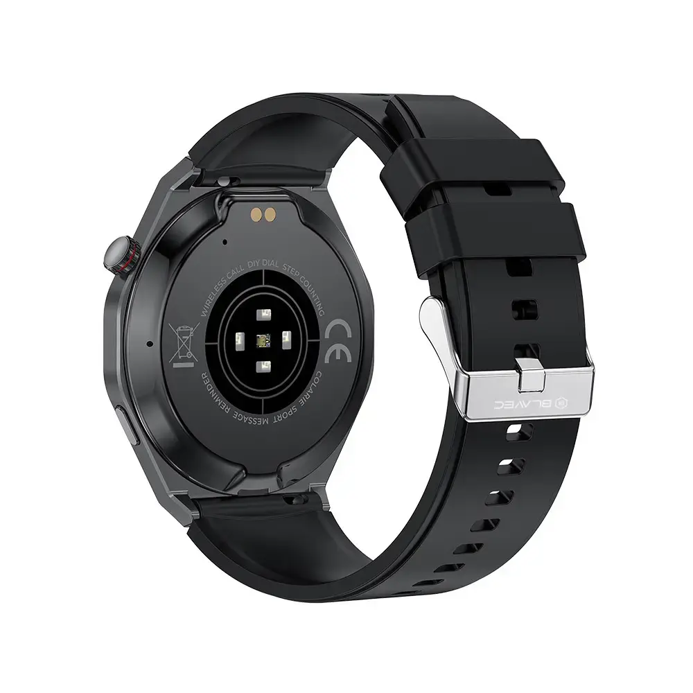 Blavec Smartwatch U-02 Kenzo HD AMOLED Voice Call (SWU0-B) czarny + 1 pasek