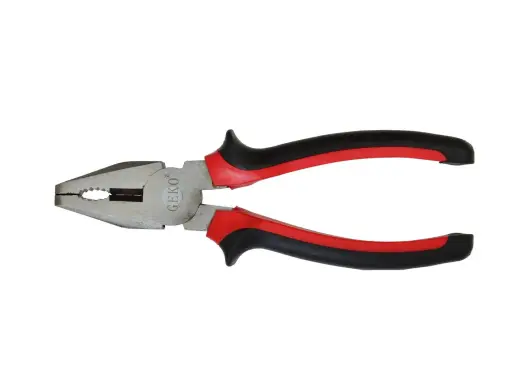 Kombinētās knaibles pulētas 180mm/7" (sarkani melnas)