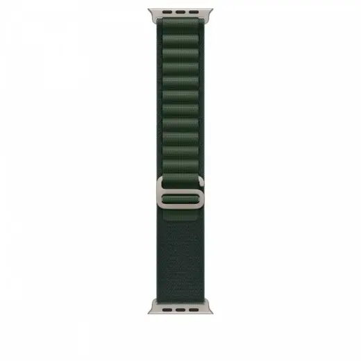 Dark Green Alpine Loop 49 mm - M - Natural Titanium Finish