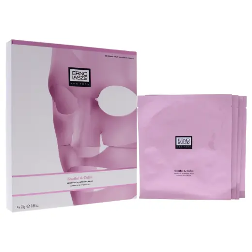 Set, Erno Laszlo, Sensitive Hydrogel, Retinol, Soothing & Calming, Sheet Mask, Face, 4 pcs, 25 g