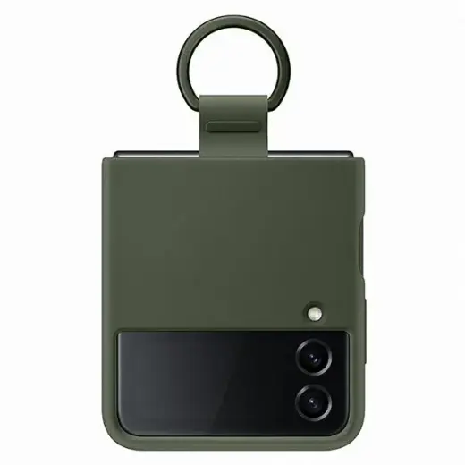 EF-PF721TGE Samsung Silicone Cover for Galaxy Z Flip 4 Khaki