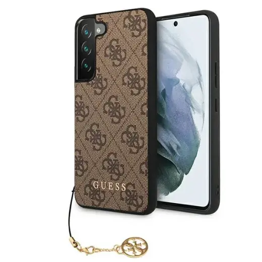 Guess aizmugurējais vāciņš Samsung Galaxy S22 brūns