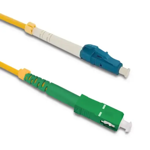 Qoltec Patchcord fiber optic LC/UPC - SC/APC | Singlemode | 9/125 | G652D | Simplex | 20m