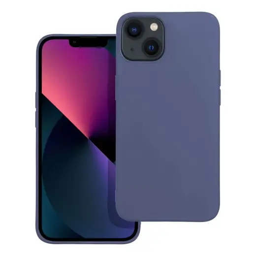 Matt phone case for iPhone 13 blue