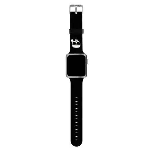 Karl Lagerfeld Karl Head Watch Strap for Apple Watch 42|44mm Black