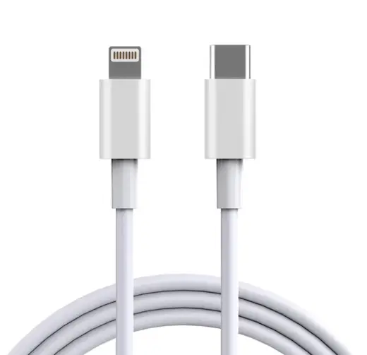 Goodbuy data transfer and charging cable | Lightning to USB-C | 18W | 1m | white