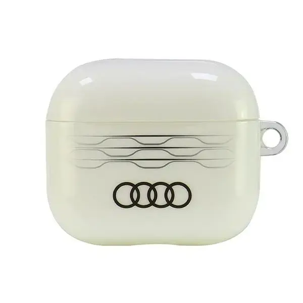 Audi IML Geometric Pattern AirPods 3 cover biały|white AU-IMLAP3-A6|D3-WE