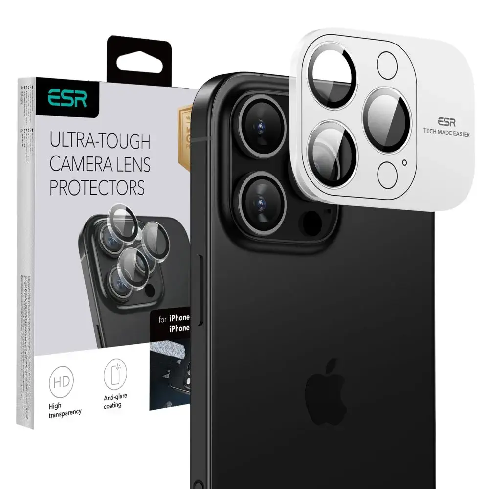 ESR ARMORITE KAMERAS AIZSARGS IPHONE 16 PRO | 16 PRO MAX CAURSPĪDĪGS