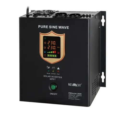 PROsolar-2500 2500VA/1800W DC/AC sine wave converter 24V/230V solar