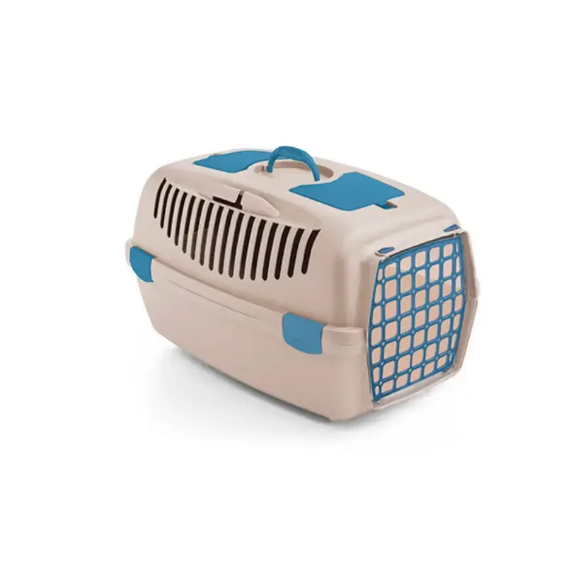 Transportēšanas būris Gulliver 3 ar plastmasas durvīm 61x40x38cm balta travertīna krāsā