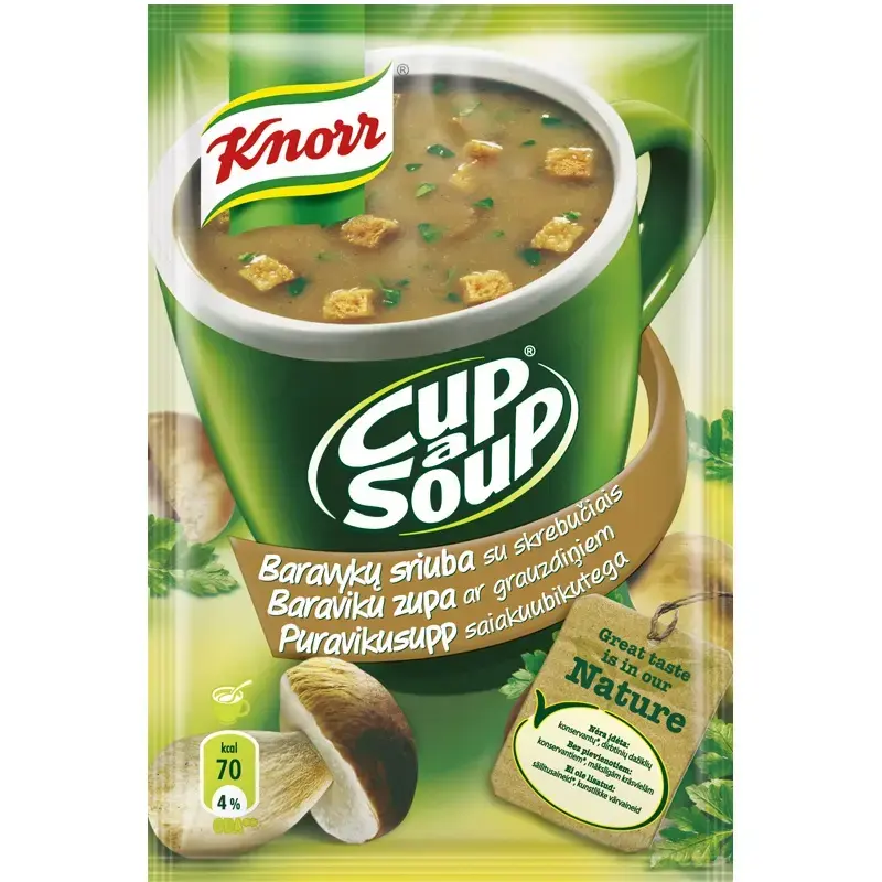 Baraviku zupa KNORR, šķīstošā, 15 g