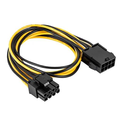 Adapter with cable Akyga AK-CA-82 PCI-E 6+2 pin (m) | PCI-E 8 pin (m) 40cm