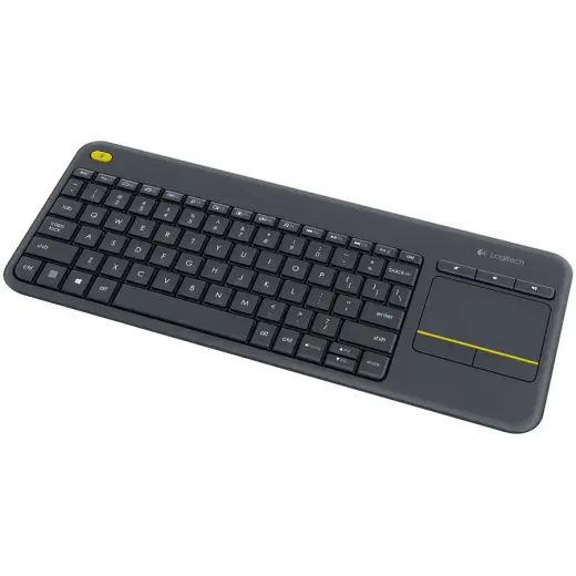 LOGITECH K400 Plus Wireless Touch Keyboard - BLACK - CZE-SKY