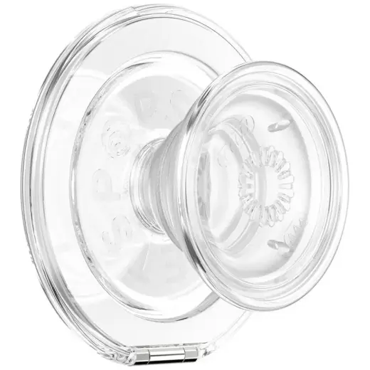 PopSockets Kick-Out Grip MagSafe phone grip and stand transparent
