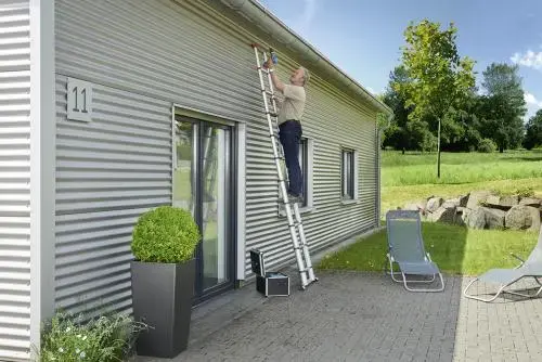 Kāpnes teleskopiskās T80 FlexLine / alumīnija / 11 pakāpieni