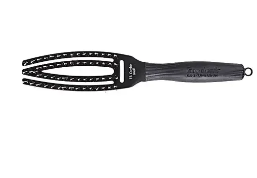 Olivia GardenFingerbrush Combo Small Black Hair Brush | Czarna