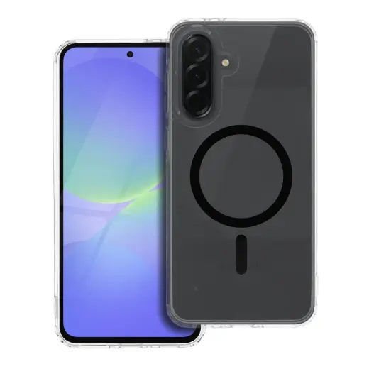 Drop Glue Colorful telefono dėklas su MagSafe palaikymu ir Samsung Galaxy A36 5G (A366) juodas