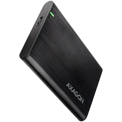 AXAGON EE25-A6M USB3.0 - SATA 6G 2.5'' External SCREWLESS ALU RAW box BLACK