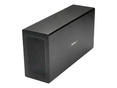 StarTech.com Thunderbolt 3 PCIe Expansion Chassis, External Enclosure Box with 1x PCI-Express Slot, 5K|4K Output Via TB3|DP Ports, TAA - system bus extender - DP