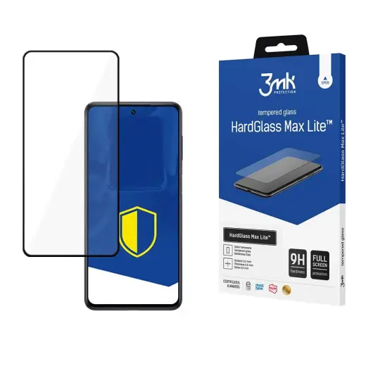 3mk HardGlass Max Lite tempered glass for phone Samsung Galaxy M54 5G (M546) with applicator