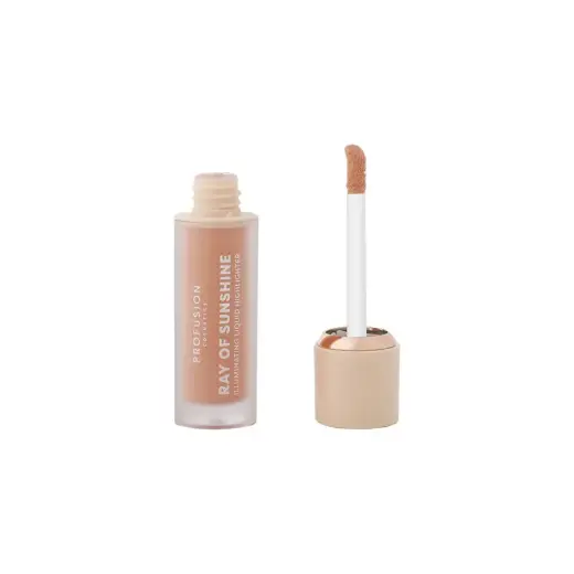 Profusion, Ray Of Sunshine, Natural Glow, Liquid Highlighter, Sunkissed, For Face, 4 ml