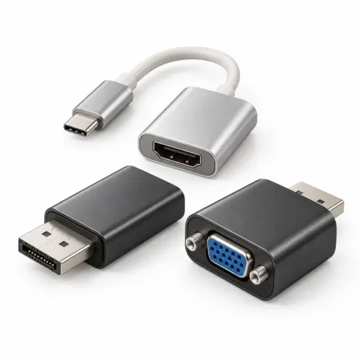 Video adapteri (HDMI, VGA, DP)